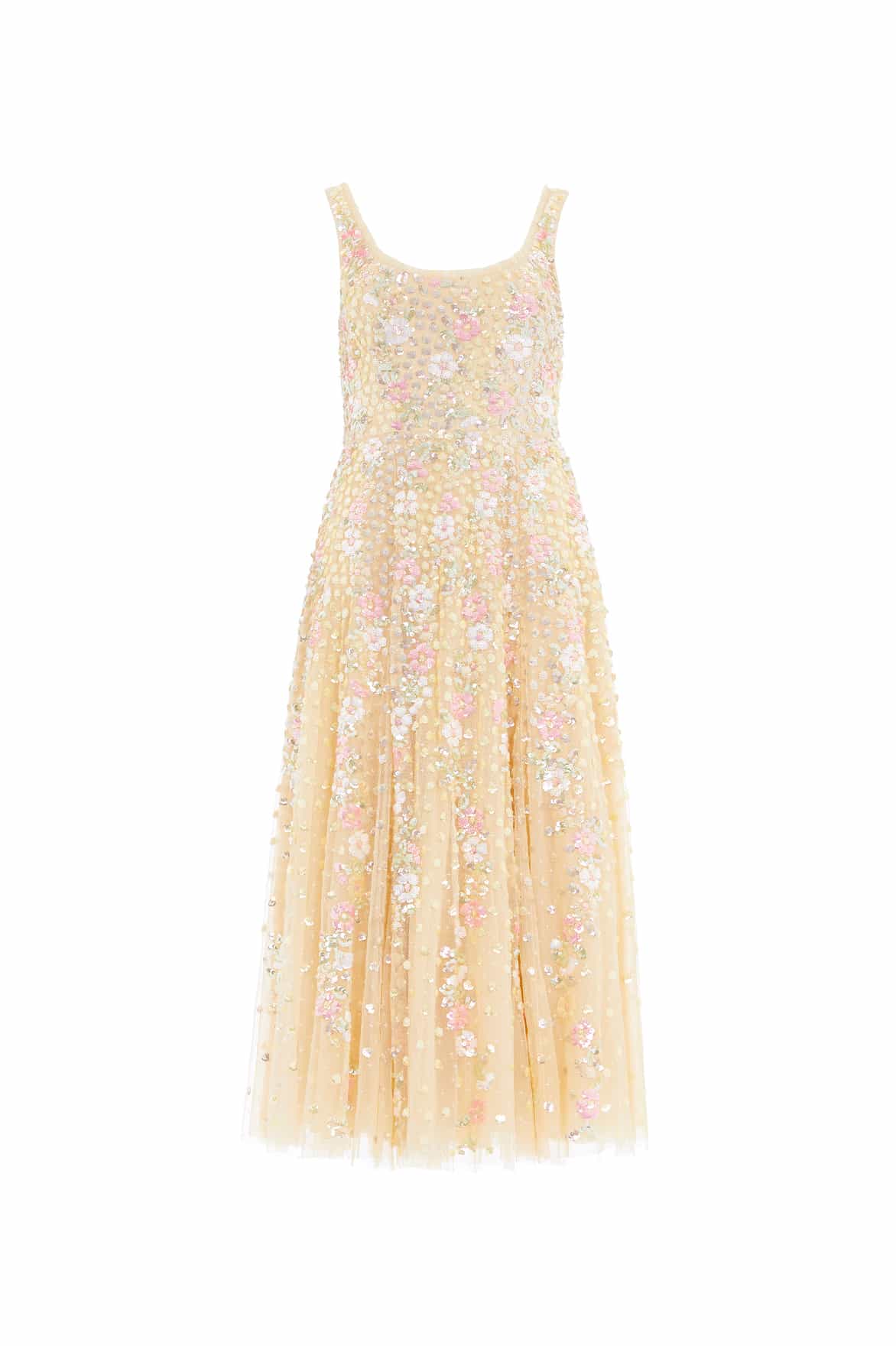 Confetti Scoop Neck Ballerina Dress