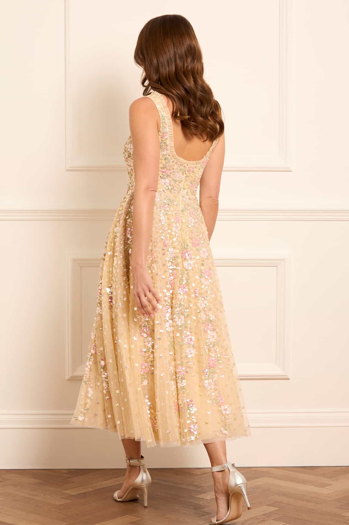 Confetti Scoop Neck Ballerina Dress