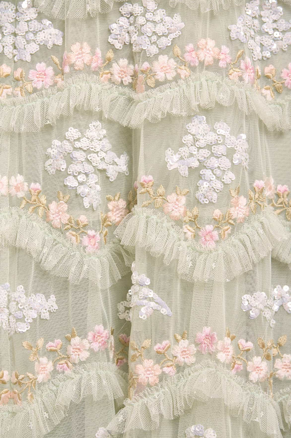 Daisy Wave Ankle Gown