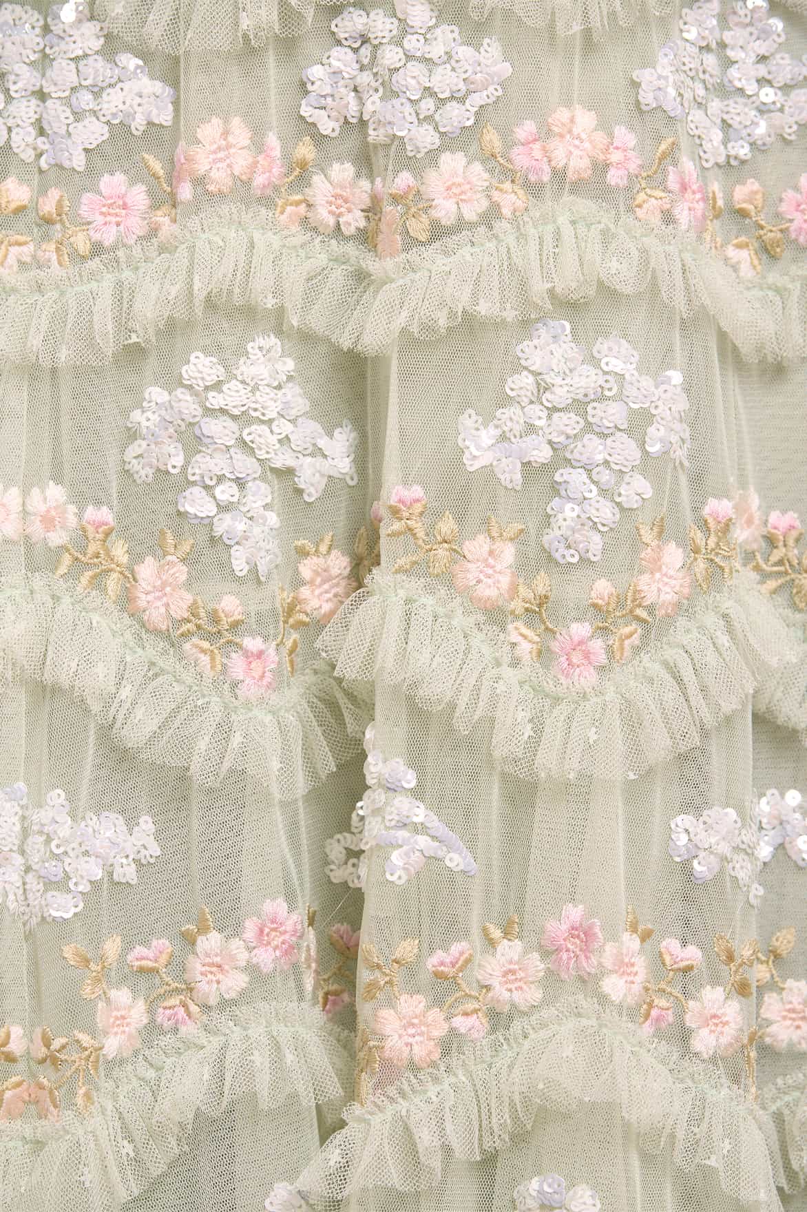 Daisy Wave Ankle Gown