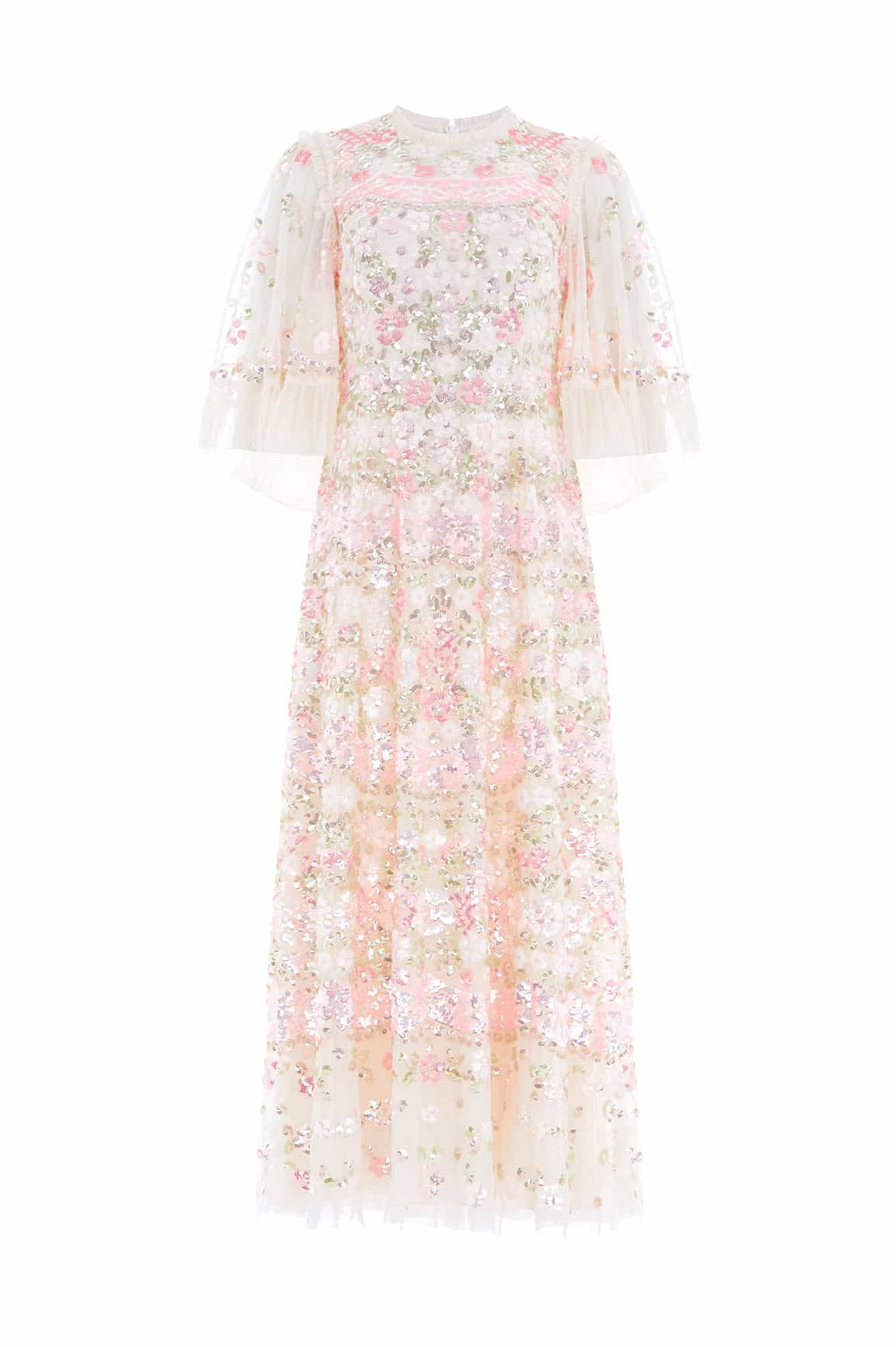 Garden Delight Gloss Ankle Gown