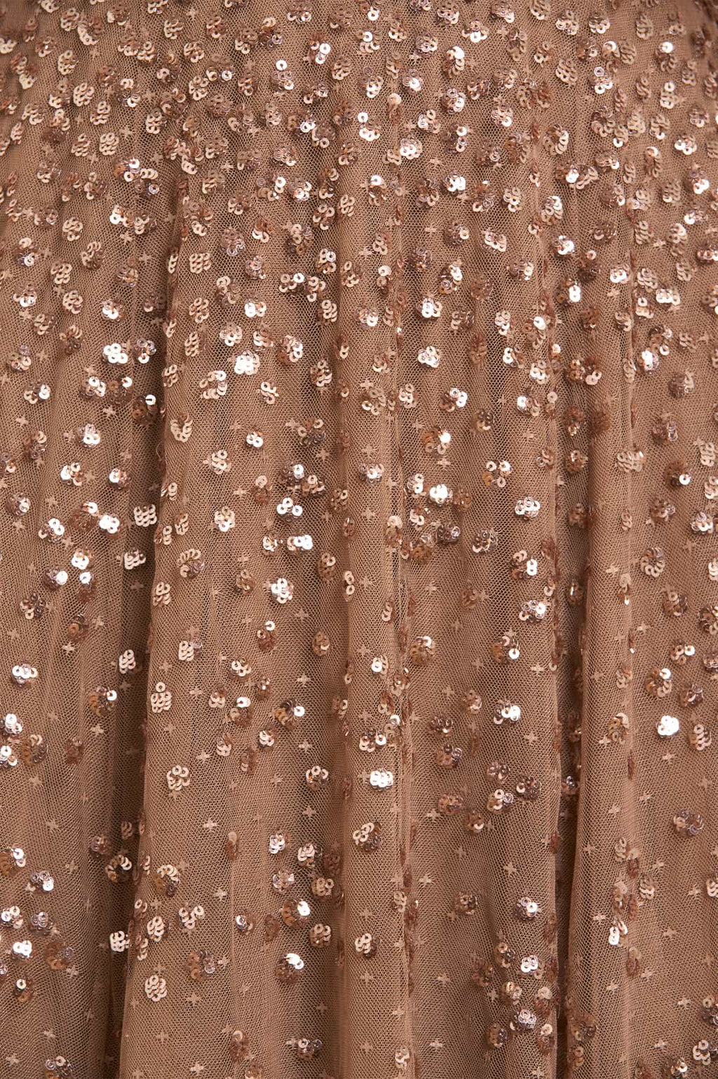 Leila Dot V-Neck Cape Ankle Gown