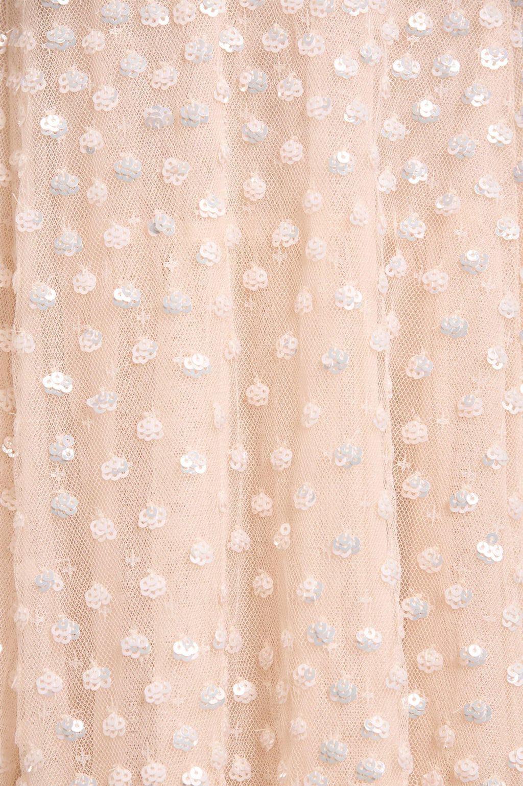 Scatter Dot Round Neck Ankle Gown