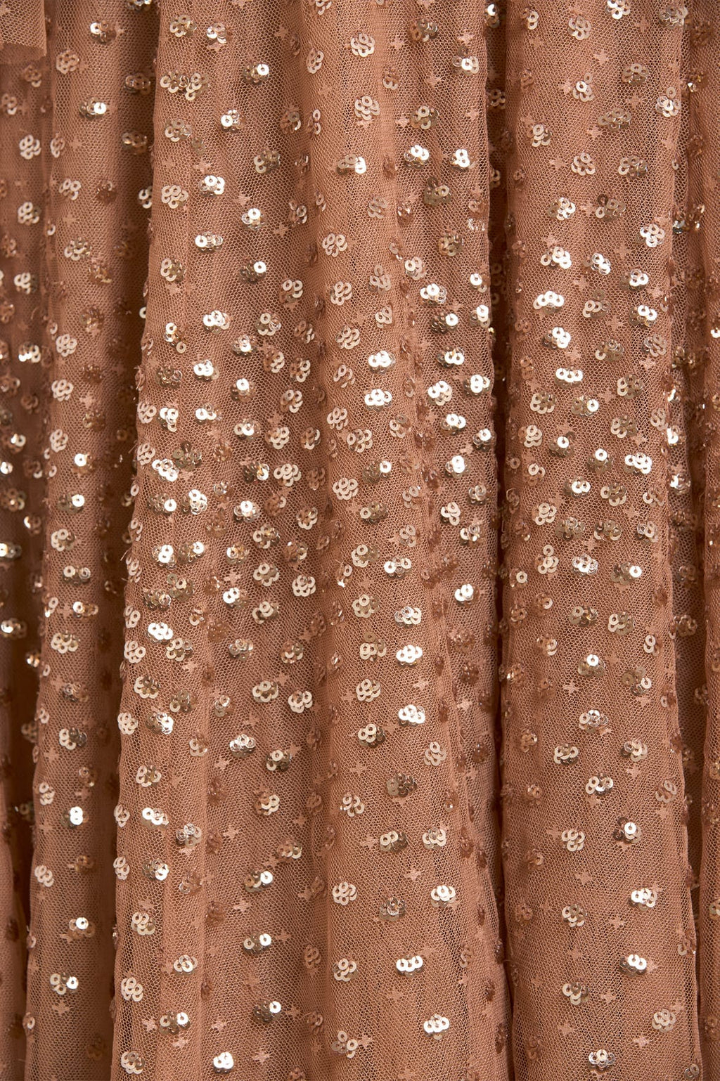 Scatter Dot Round Neck Ankle Gown