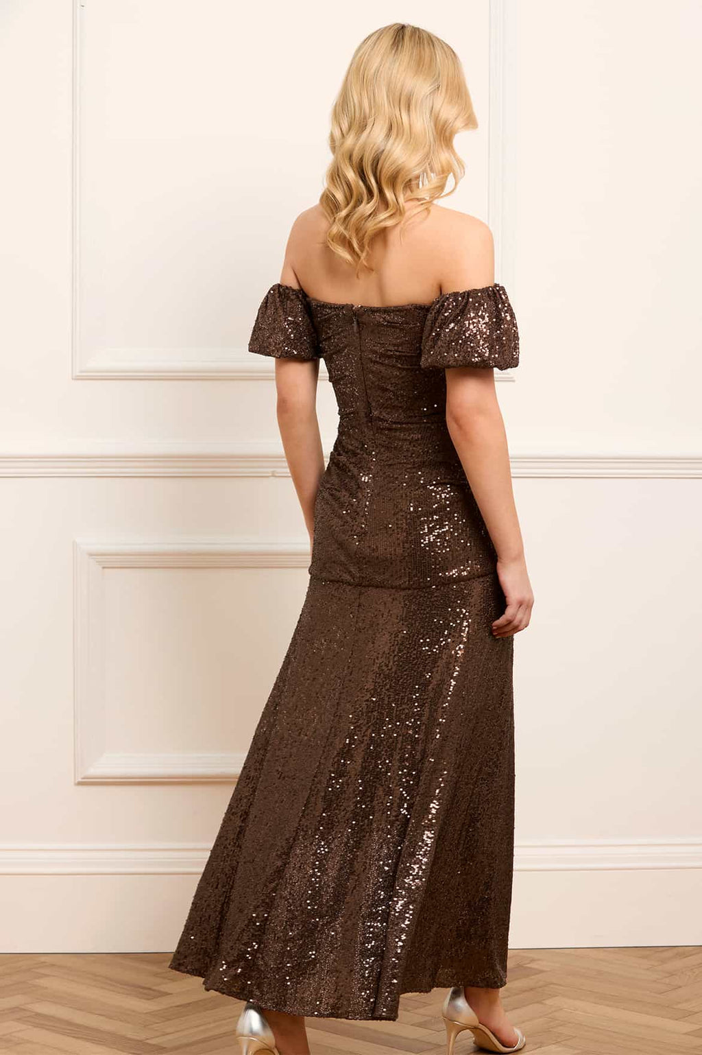 Sunbeam Valentina Off-Shoulder Gown